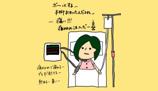 腹腔鏡下子宮筋腫核手術　入院2日目②【妊活徒然日記】