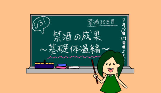 術後妊活2周期31日目〜高温期15日目の体調と禁酒の成果（基礎体温編）〜【妊活徒然日記】